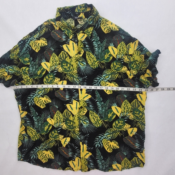 COOFANDY Men's Hawaiian Aloha Shirt Short Sleeve Button Down Floral Print XXL - Picture 7 of 8